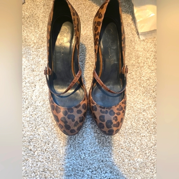 Cole Haan- Leopard Heels - Picture 1 of 10